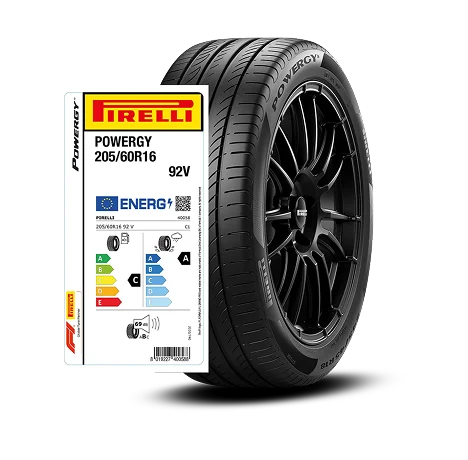 Etykieta ekologiczna opony Pirelli Powergy