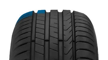 Opona prezentująca ulepszoną strefę kontaktu z podłożem