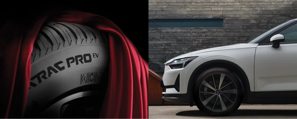 Zdjęcie koła samochodowego i samochodu