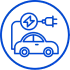 Ikona samochodu elektrycznego
