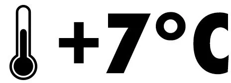 +7°C