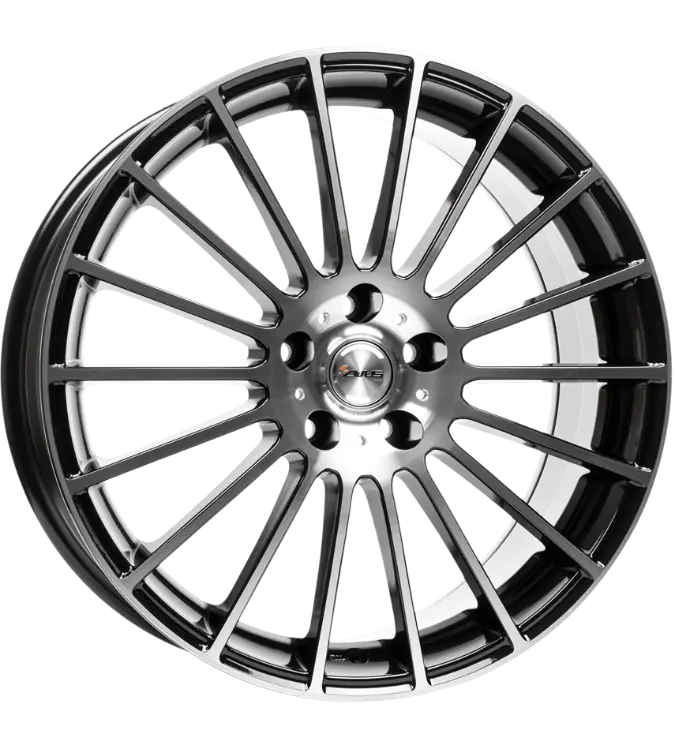 AVUS Racing AC-M03 - Black polished 6,50x16 5x100,00 ET36,00