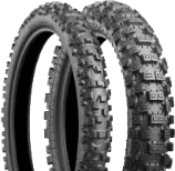 Zbliżenie bieżnika Bridgestone X40 110/100-18 64 M Tył TT NHS