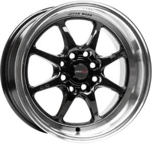 Japan Racing TF2 Black 7,50x15 4x100,00 / 4x114,30 ET10,00