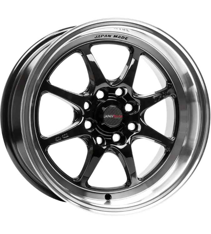 Japan Racing TF2 Black 7,50x15 4x100,00 / 4x108,00 ET30,00