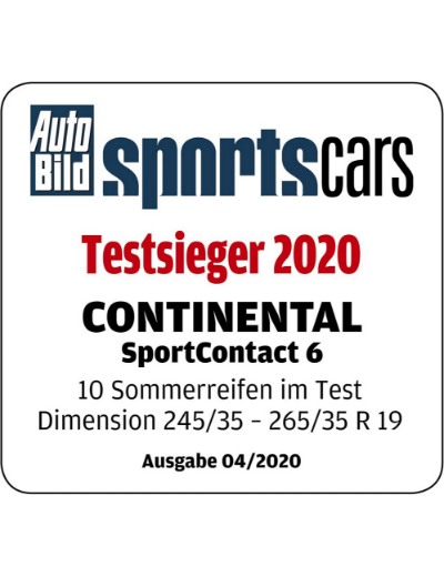 Continental SportContact 6 265/40 R21 105 Y XL, FR, ZR, *