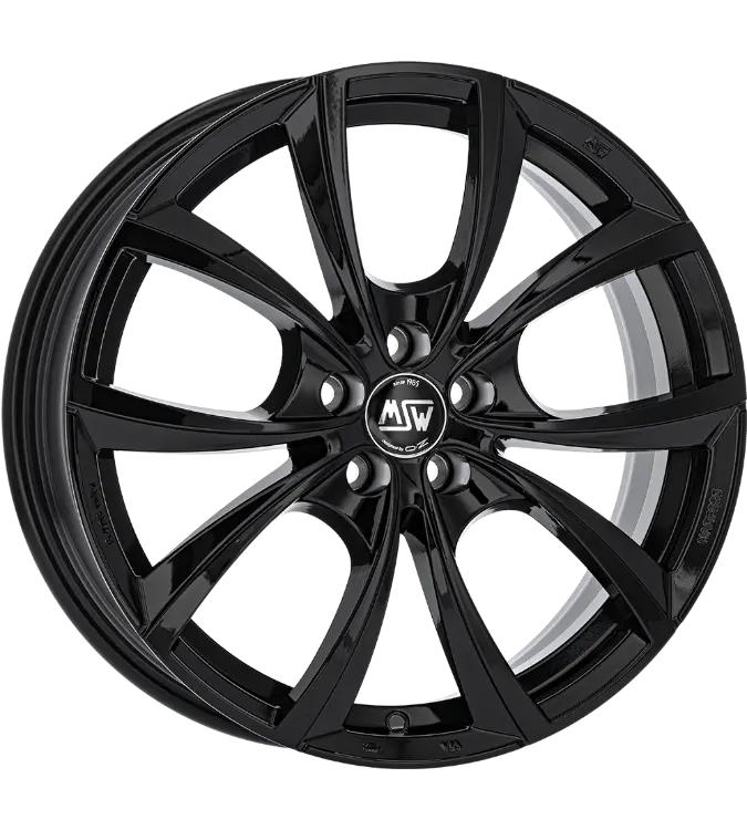 MSW 27 Gloss black 8,50x18 5x114,30 ET40,00
