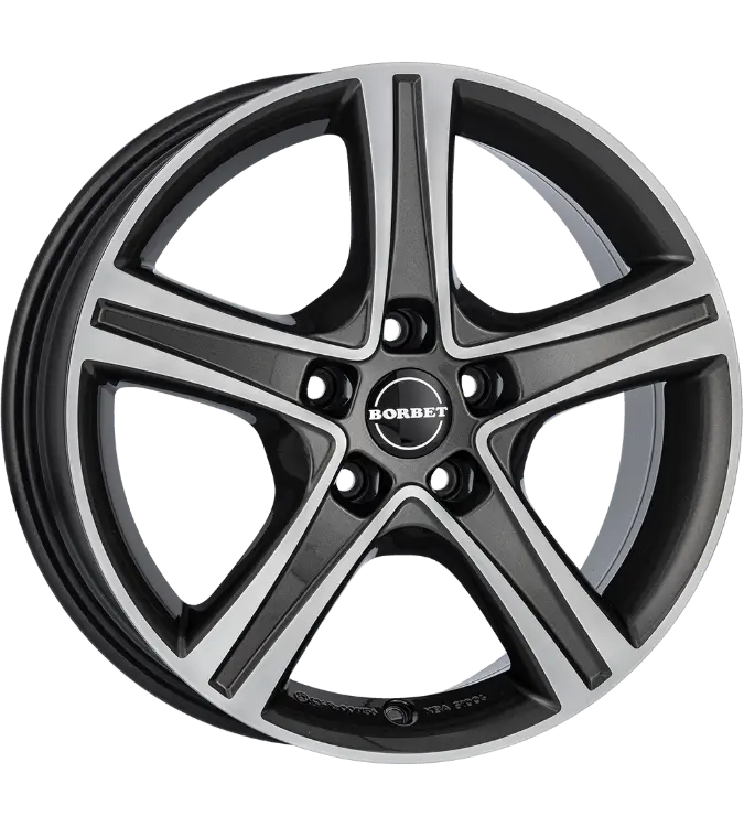 Borbet CWD anthracite 6,00x15 5x118,00 ET68,00