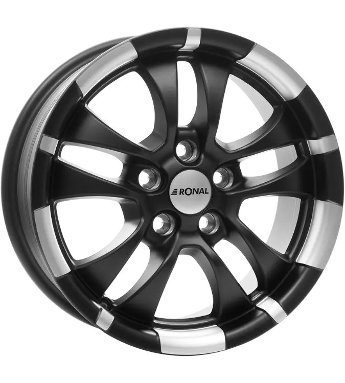 Ronal R59 Jetblack Matt Lip Diamond 7,50x17 5x114,30 ET40,00