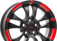 Ronal R59 Jetblack - Red