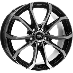 MSW 48 Black polished 7,50x17 5x114,30 ET45,00