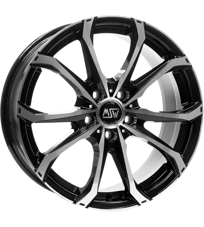 MSW 48 Black polished 7,50x17 5x114,30 ET45,00