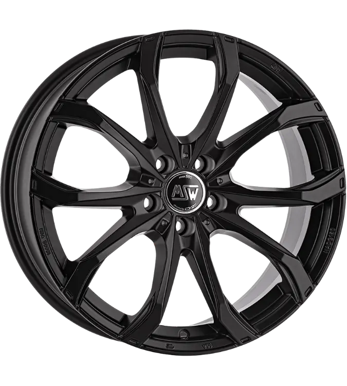 MSW 48 Matt Black 7,50x17 5x108,00 ET45,00