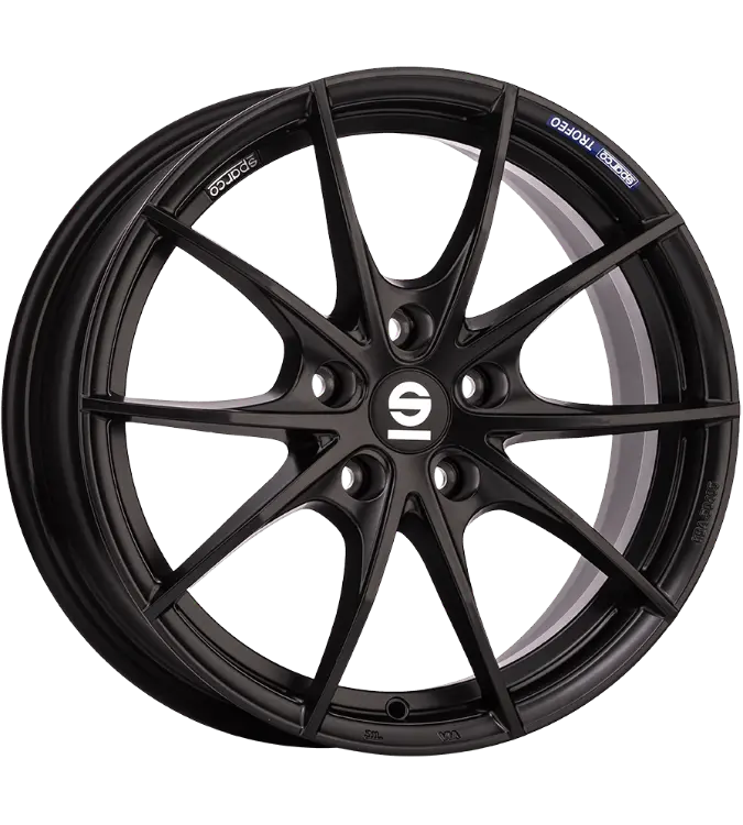 Sparco Trofeo 5 Black 8,00x18 5x114,30 ET45,00