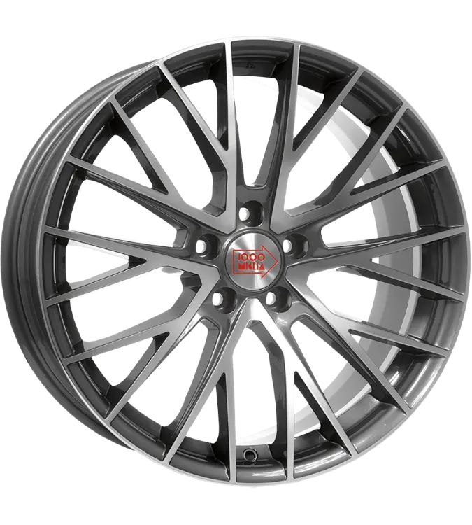 Mille Miglia MM1009 Dark Anthracite Polished 7,50x17 5x108,00 ET40,00