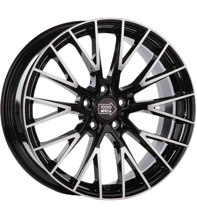 Mille Miglia MM1009 Black Polished 7,50x17 5x112,00 ET45,00