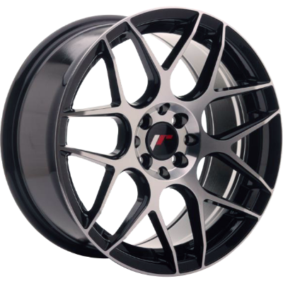 Japan Racing JR18 Black Machined 7,00x17 4x100,00 / 4x114,30 ET40,00