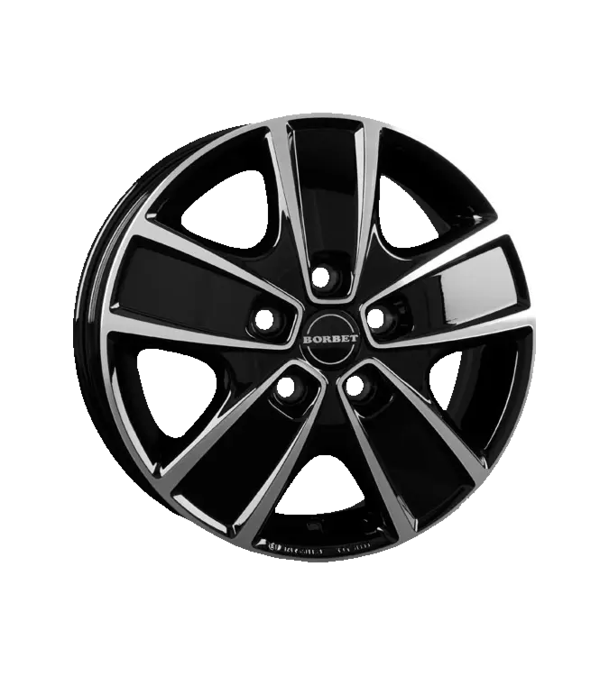 Borbet CWG black polished 6,00x16 5x118,00 ET68,00