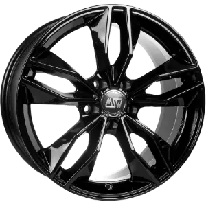MSW 71 Gloss Black 7,50x17 5x108,00 ET45,00
