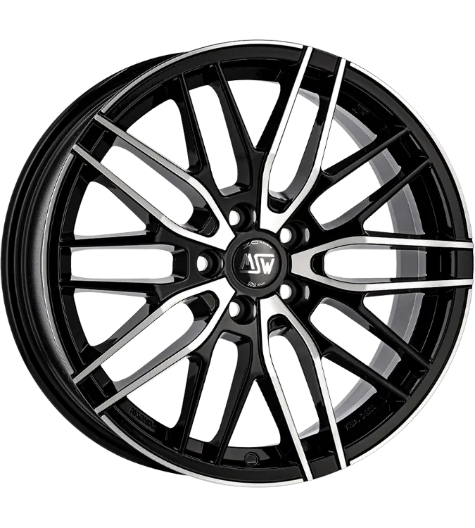 MSW 72 Black Polished 7,00x17 5x112,00 ET45,00