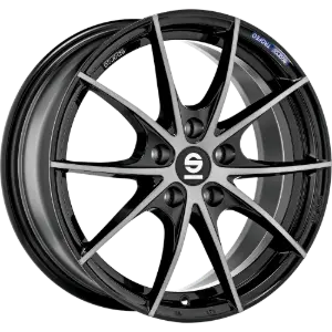 Sparco Trofeo 5 Black Polished 8,00x18 5x120,00 ET29,00