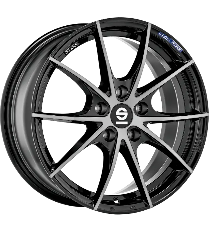 Sparco Trofeo 5 Black Polished 8,00x18 5x120,00 ET29,00