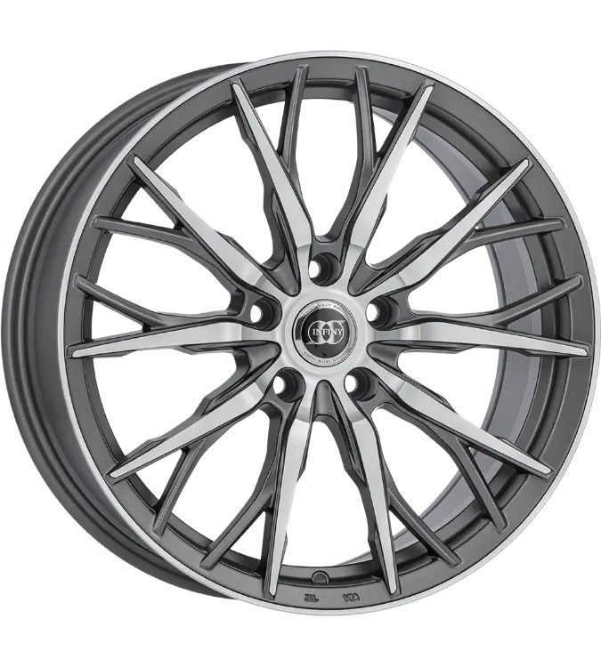 Infiny SPIKE Gun Metal Polished 7,00x16 5x114,30 ET40,00