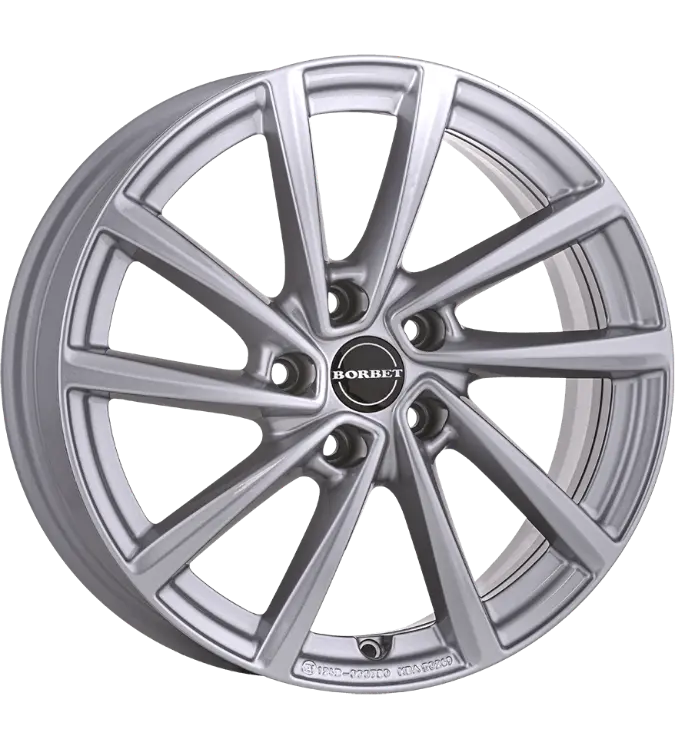 Borbet V crystal silver 7,00x17 5x112,00 ET40,00