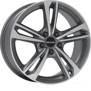 MAK Emblema Gun Metallic Mirror 6,00x15 4x100,00 ET35,00