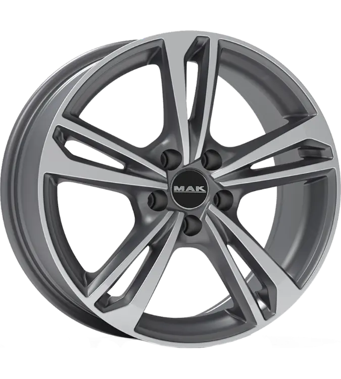 MAK Emblema Gun Metallic Mirror 7,50x17 5x112,00 ET42,00