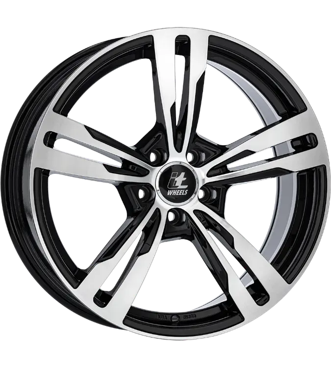 itWHEELS Anna Black Polished 8,50x19 5x108,00 ET45,00