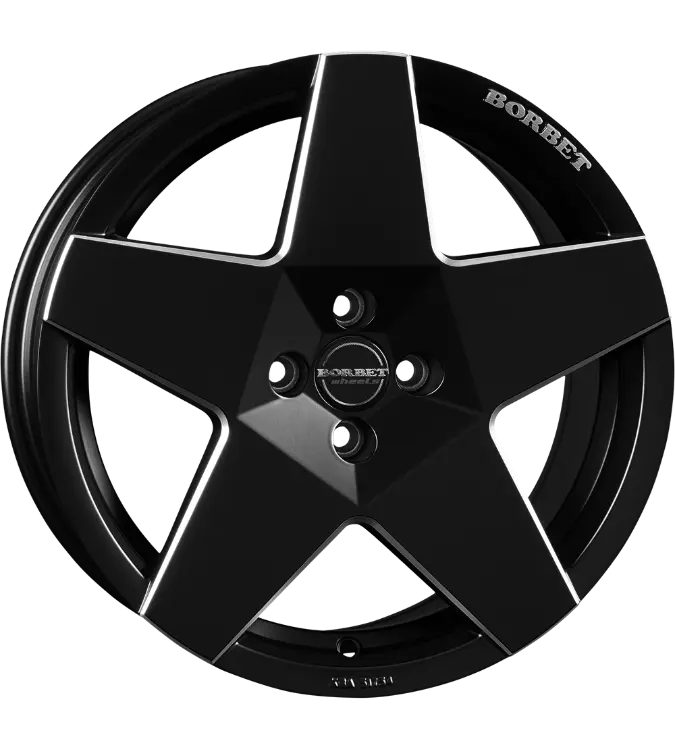 Borbet A NEU 4 black 7,50x17 4x100,00 ET25,00