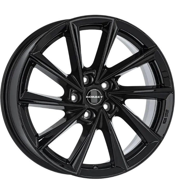 Borbet VTX black glossy 8,00x18 5x112,00 ET37,00