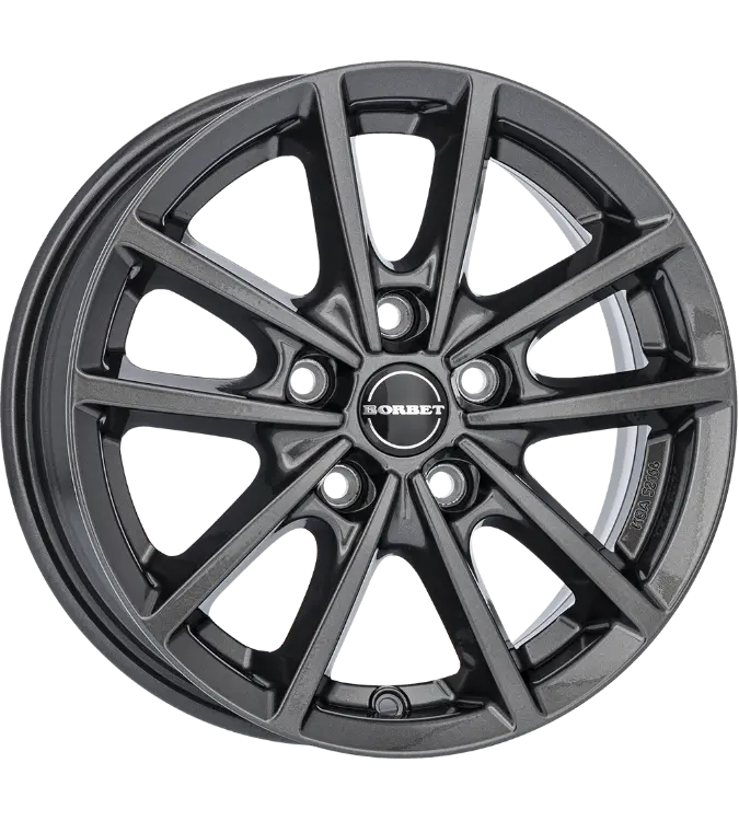 Borbet W anthracite glossy 6,00x15 5x100,00 ET45,00