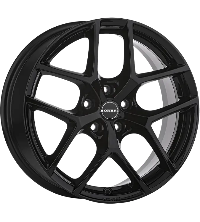 Borbet Y black glossy 8,00x18 5x114,30 ET40,00