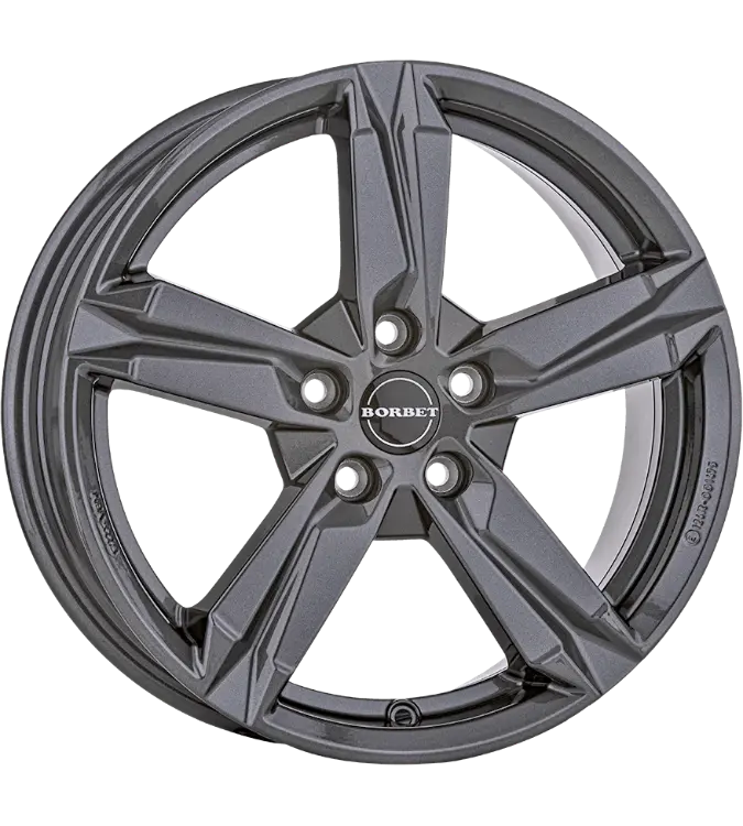 Borbet T10 anthracite glossy 6,00x15 5x112,00 ET43,00