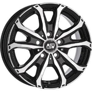 MSW 48 VAN Black Polished 6,50x16 5x160,00 ET60,00