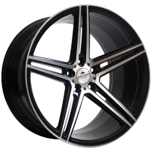 FORZZA Bosan Black Matt Faced Machined 9,00x22 5x112,00 ET25,00