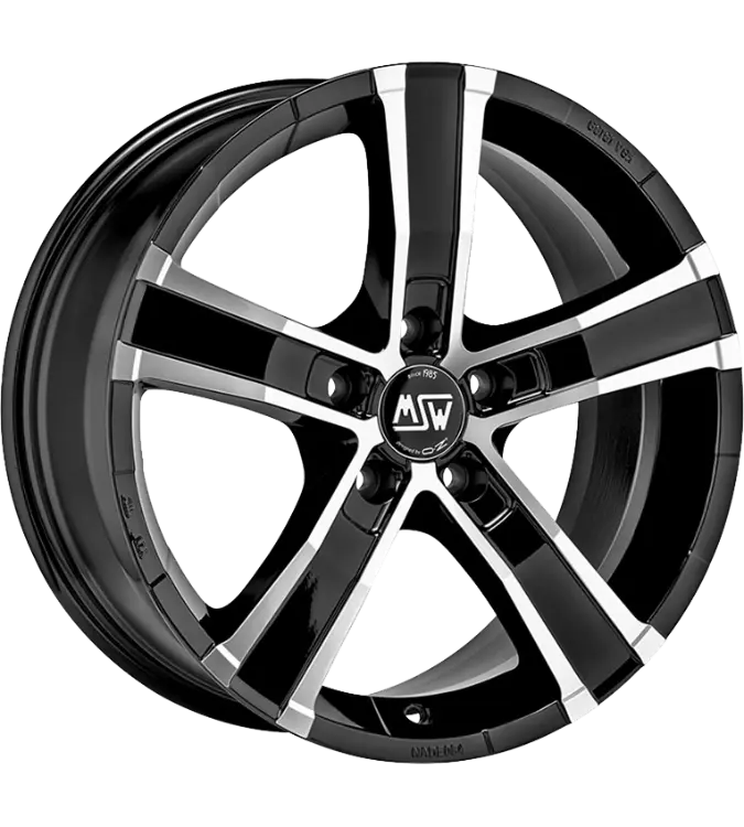 MSW Sahara 5 Black Polished 8,00x18 5x150,00 ET35,00