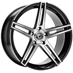 WRATH WHEELS WF-1 Black Polished 9,00x18 5x112,00 ET40,00
