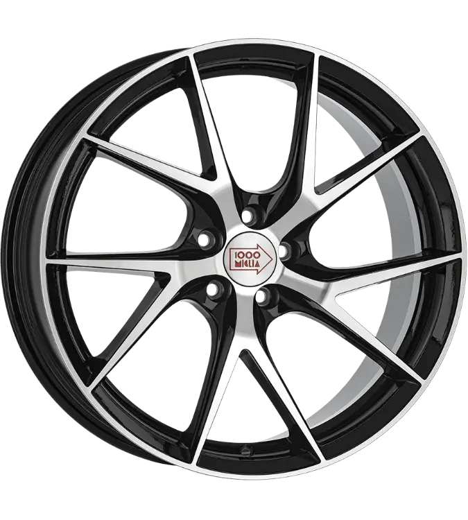 Mille Miglia MM1012 Black Polished 8,00x18 5x112,00 ET30,00