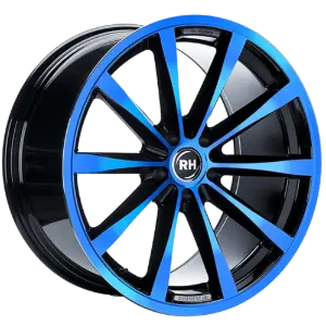 RH Alurad GT Rad Black Polished Blue 8,50x19 5x130,00 ET54,00
