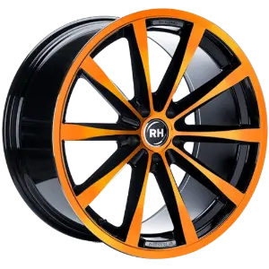 RH Alurad GT Rad Black Polished Orange 8,50x19 5x130,00 ET54,00