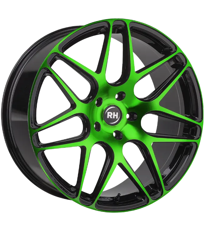 RH Alurad RB 11 Black Polished Green 9,00x20 5x112,00 ET55,00