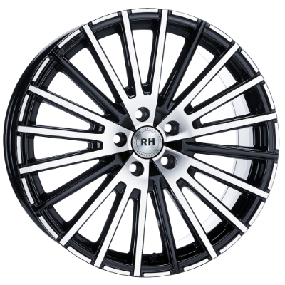 RH Alurad WM Flowforming Black Polished 10,00x20 5x130,00 ET50,00