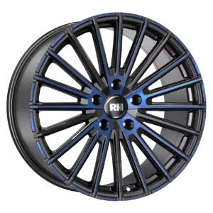 RH Alurad WM Flowforming Black Polished Blue 10,00x20 5x112,00 ET40,00