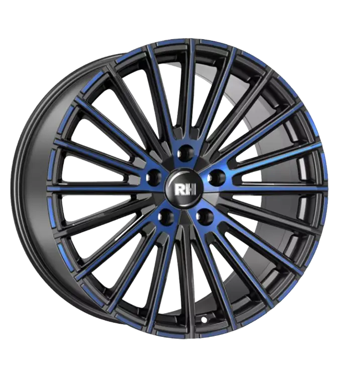 RH Alurad WM Flowforming Black Polished Blue 9,00x20 5x112,00 ET26,00
