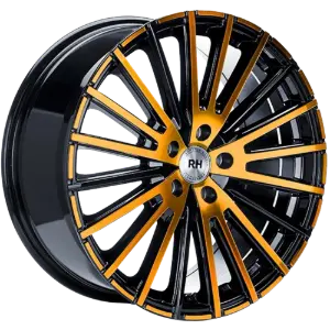 RH Alurad WM Flowforming Black Polished Orange 10,00x20 5x130,00 ET50,00