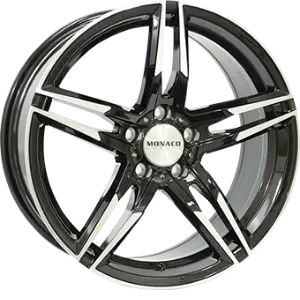 MONACO WHEELS Grand Prix Black Polished 7,50x17 5x112,00 ET45,00