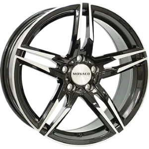 MONACO WHEELS Grand Prix Black Polished 7,50x17 5x112,00 ET45,00